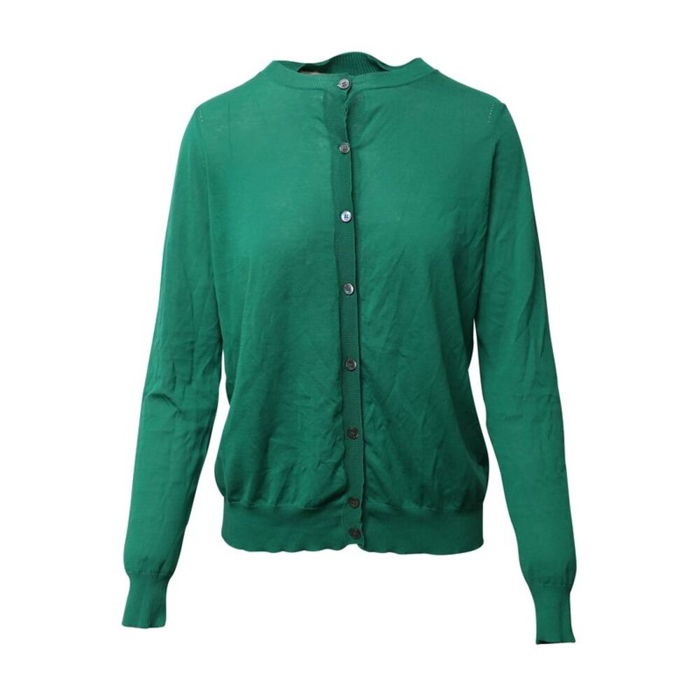 Marni Button-down Cardigan in Green Cotton